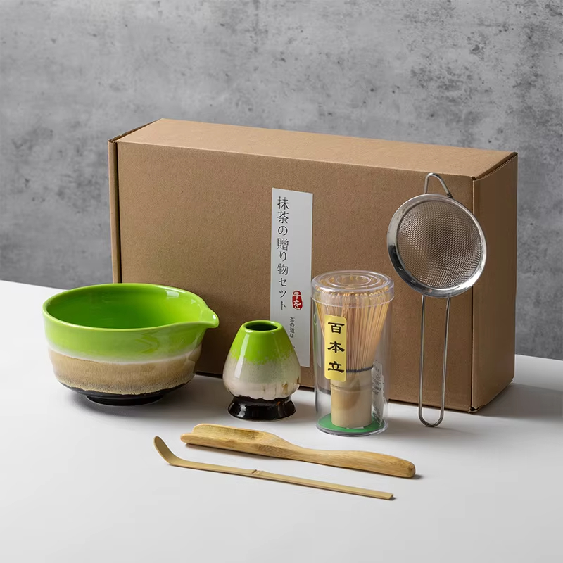 Bamboo Whisk Chasen - Set da tè Matcha in stile