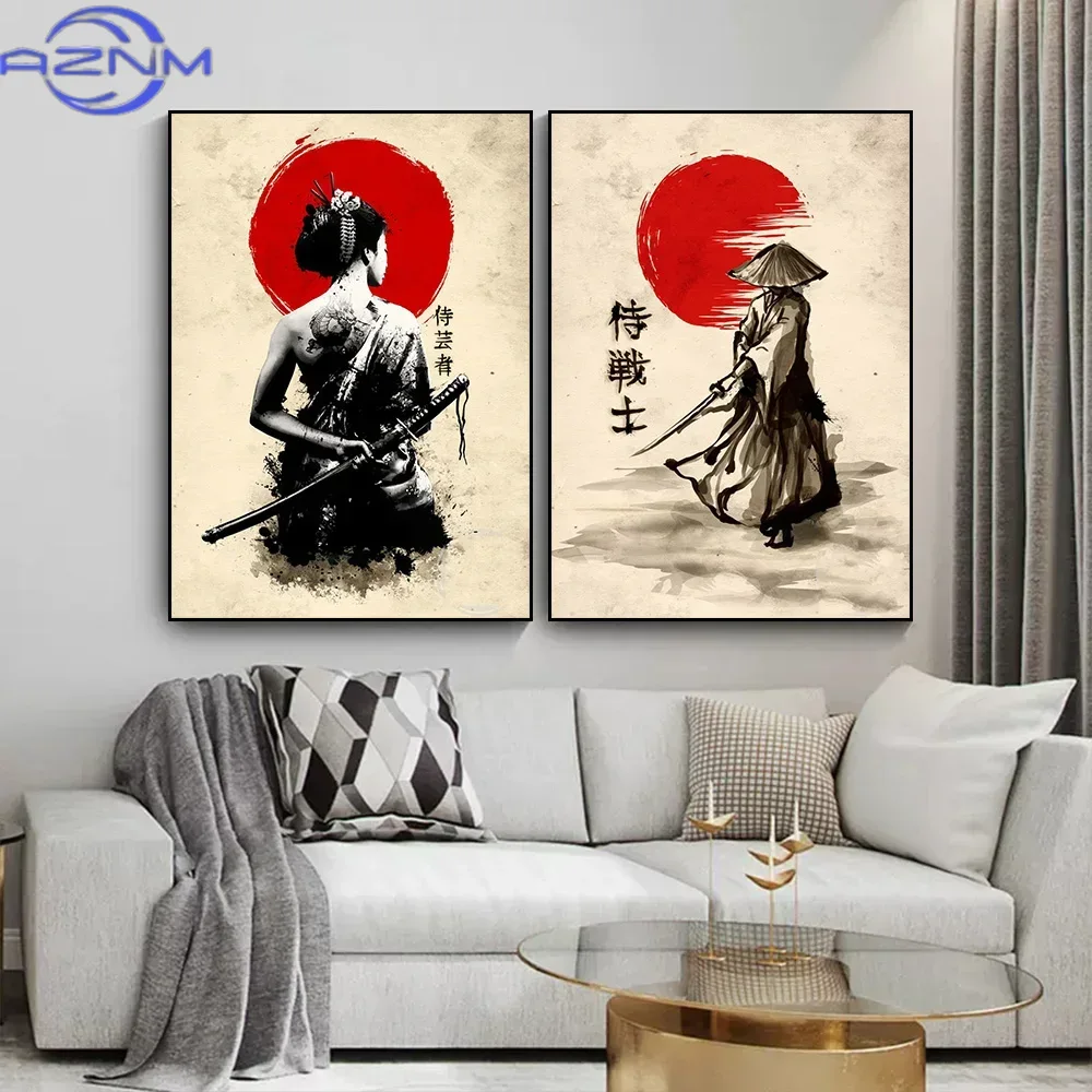 AZNM Dipinto su tela Samurai g - Japanese Lifestyle Japanese recensione e prezzo